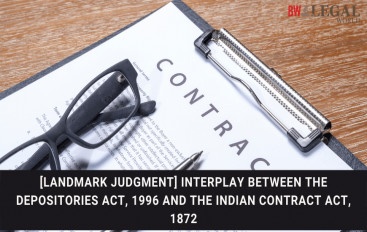 Landmark Judgment] Interplay Between the Depositories Act, 1996 ...