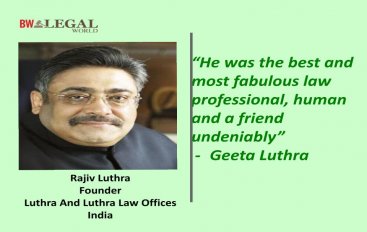 Rajiv Was A Distinguished Legal Professional Who Significantly ...
