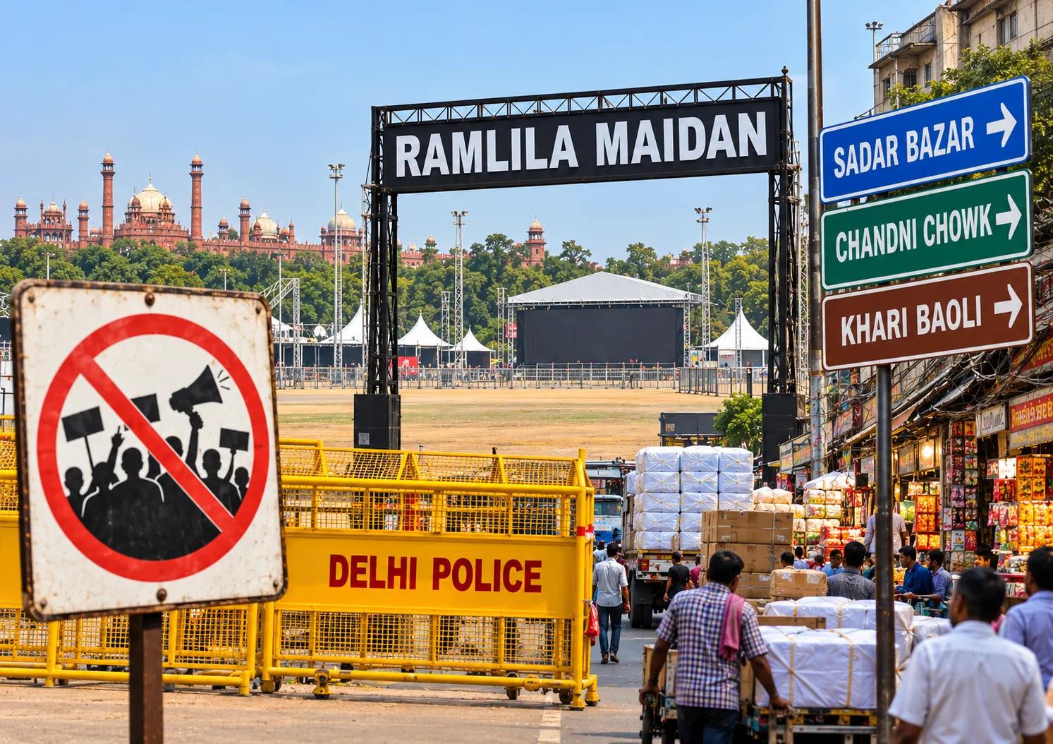 Historic Grounds: How Delhi's Ramlila Maidan Shaped Indian Political Protests