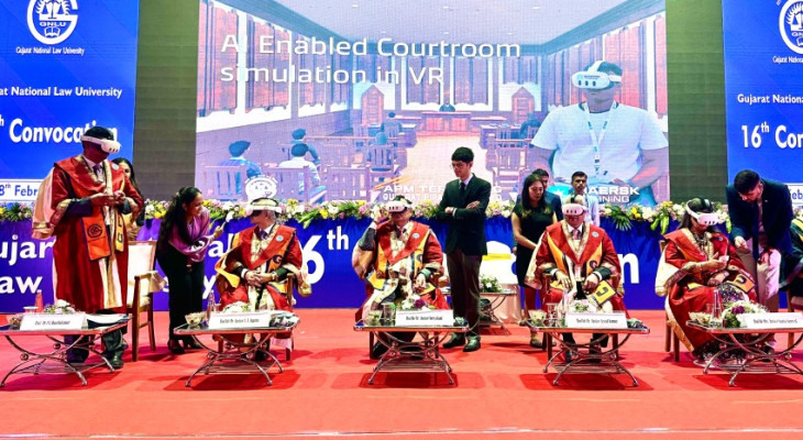 AI-Enabled VR Courtroom Simulation Launched At GNLU Convocation - BW ...