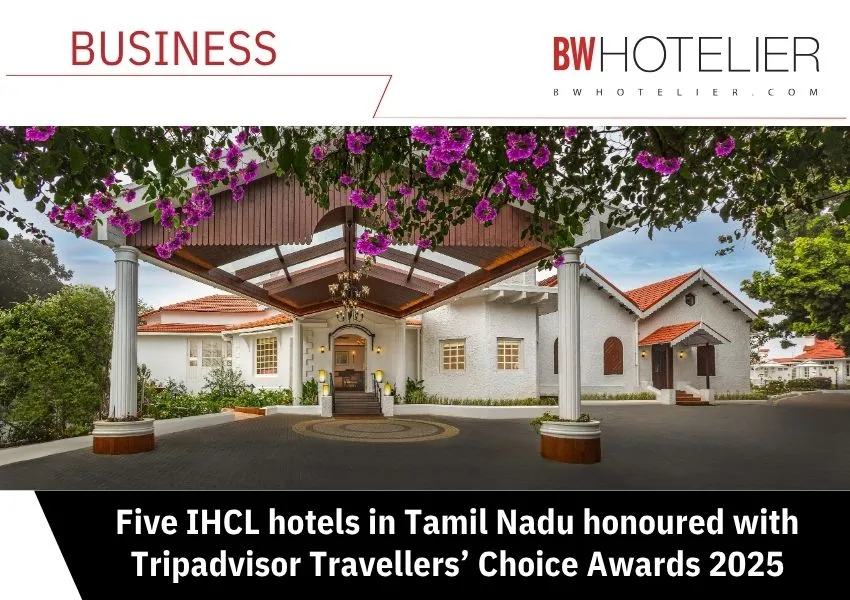 Five IHCL hotels in Tamil Nadu honoured with Tripadvisor Travellers ...