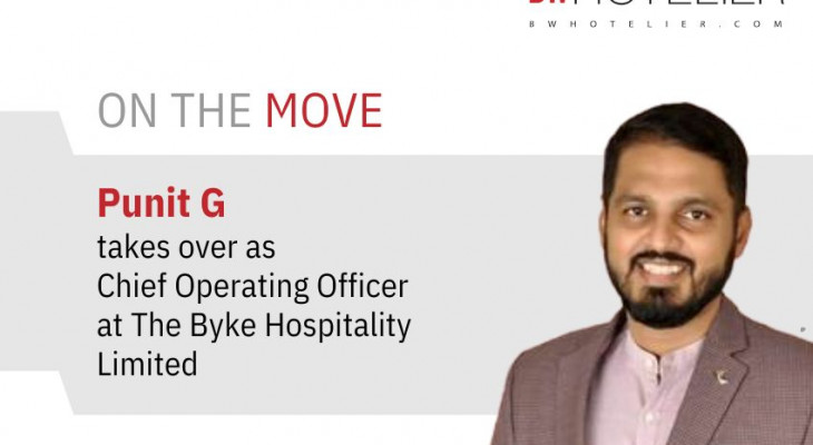 Punit G takes over as Chief Operating Officer at The Byke Hospitality ...