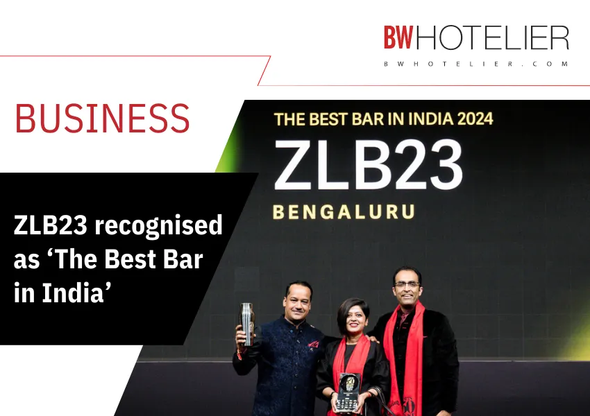 ZLB23 recognised as ‘The Best Bar in India’ - BW Hotelier