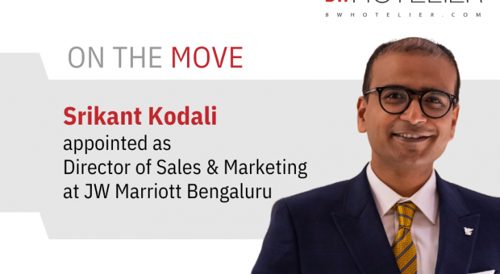 JW Marriott Bengaluru appoints Srikant Kodali as Director of Sales ...