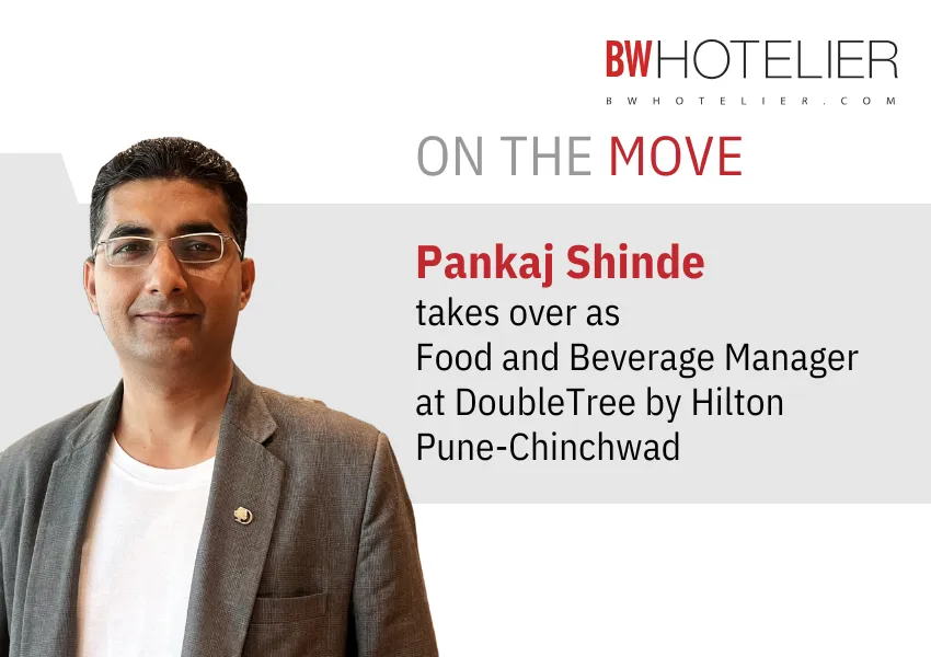 Pankaj Shinde takes over as Food and Beverage Manager at DoubleTree by ...