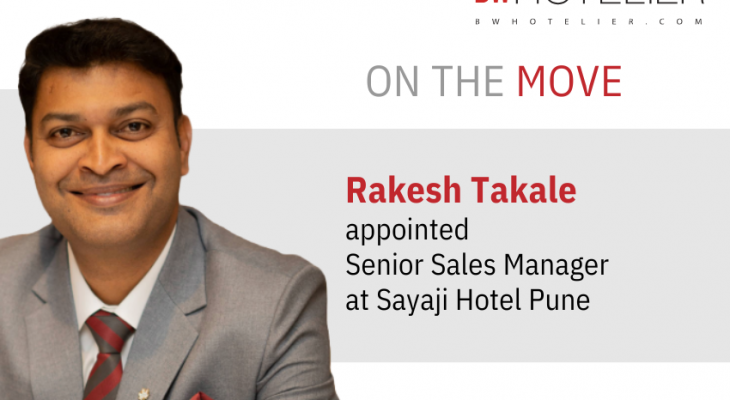 Rakesh Takale appointed Senior Sales Manager at Sayaji Hotel Pune - BW ...