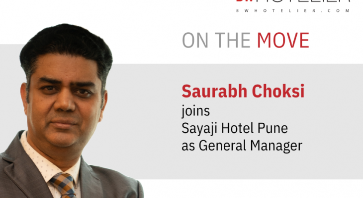 Saurabh Choksi joins Sayaji Hotel Pune as General Manager - BW Hotelier