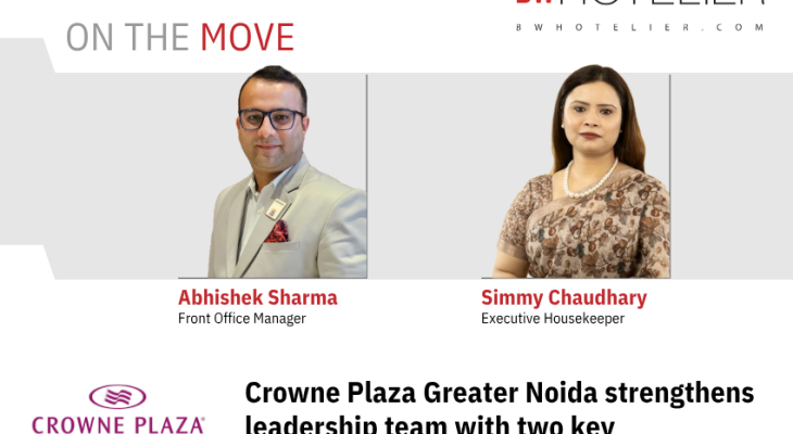 Crowne Plaza Greater Noida strengthens leadership team with two key ...