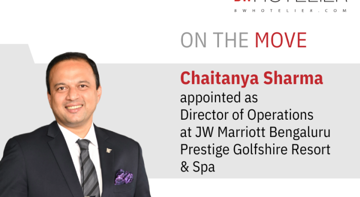 Chaitanya Sharma appointed as Director of Operations at JW Marriott ...