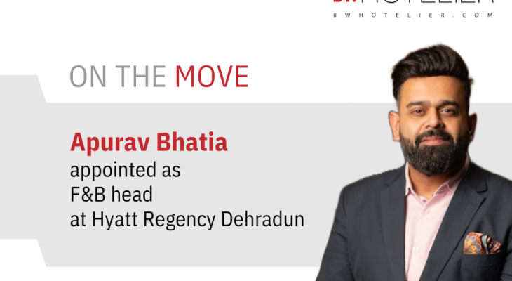 Hyatt Regency Dehradun appoints Apurav Bhatia as F&B head - BW Hotelier
