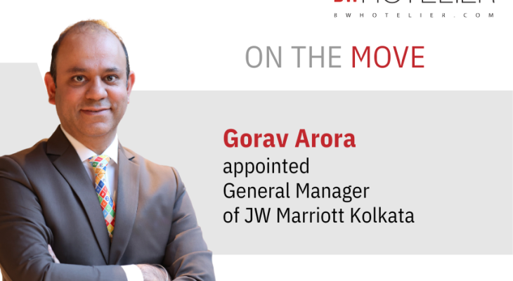 Gorav Arora appointed General Manager of JW Marriott Kolkata - BW Hotelier