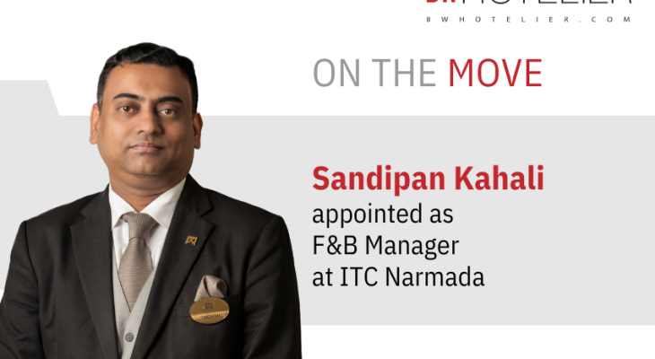 ITC Narmada appoints Sandipan Kahali as F&B manager - BW Hotelier