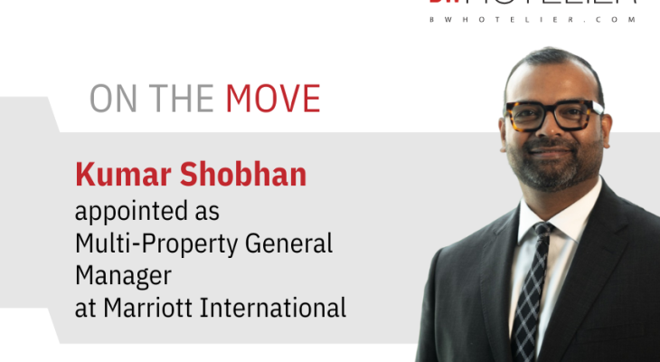 Marriott International has appointed Kumar Shobhan as the Multi ...