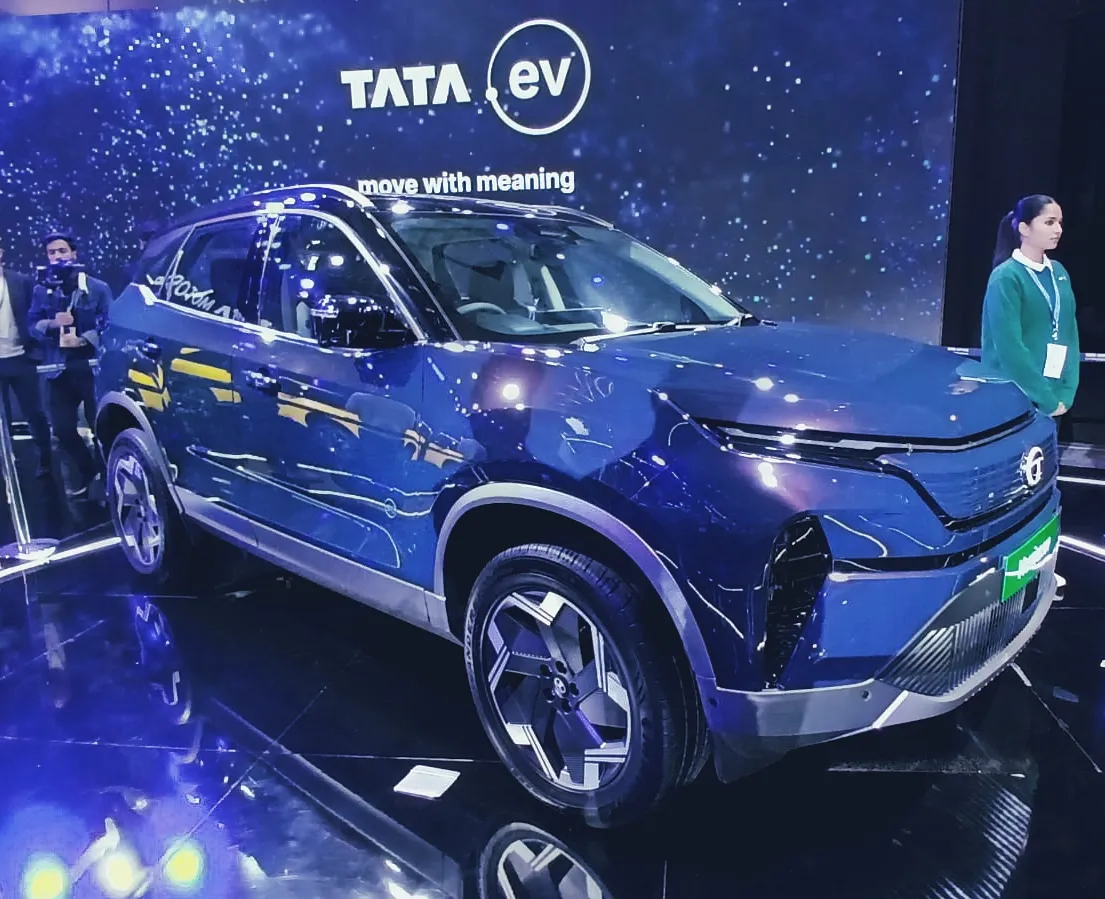 Tata Motors Unveils Sierra Ice, Harrier Ev, & Avinya X Concept at Bharat Mobility Global Expo 2025