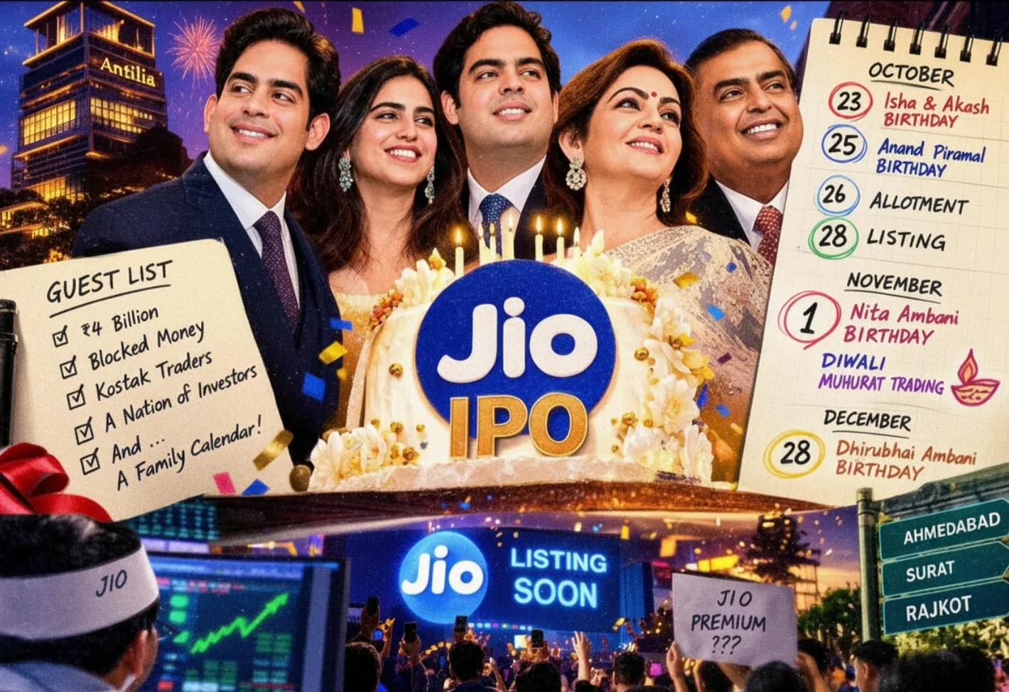 Jio Platforms IPO GMP Live Today: The ₹38,000 Cr Mega Issue & Valuation Guide
