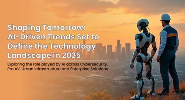 Abstract visualization of AI advancement and innovation