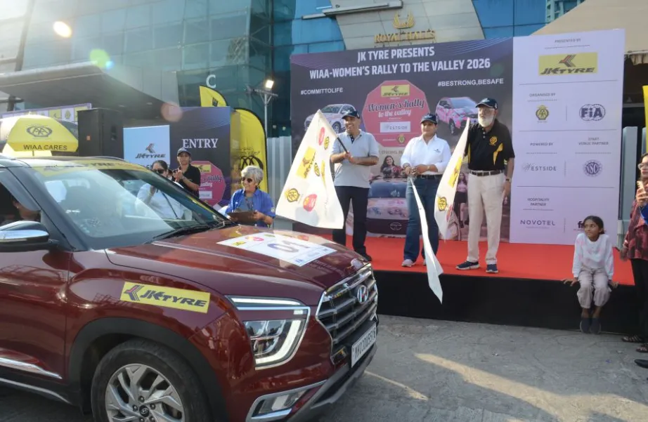 Picture of JK Tyre WIAA Women's Rally To the Valley 2026 Flags Off From Mumbai