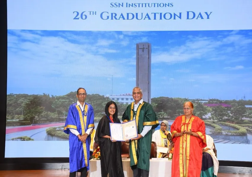 SSN College Holds 26th Graduation Day - BW Education