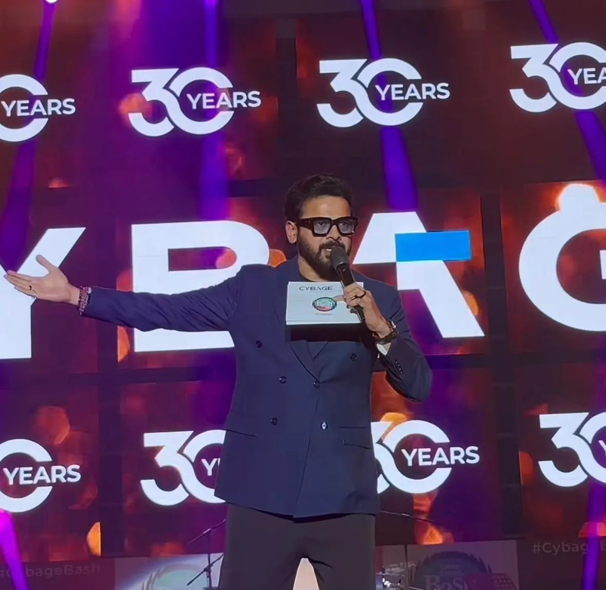 Emcee Nitish Kamdar Anchors Cybage Annual Bash 2025 In Pune