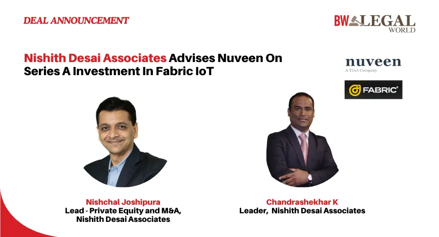 Nishith Nishith Desai Associates Advises Nuveen On Series A Investment In ...