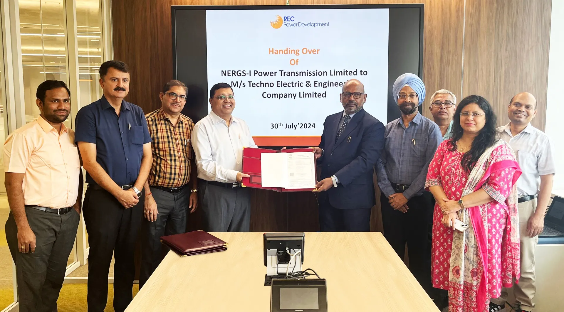 RECPDCL Hands Over NERGS-I Power Transmission To Techno Electric ...